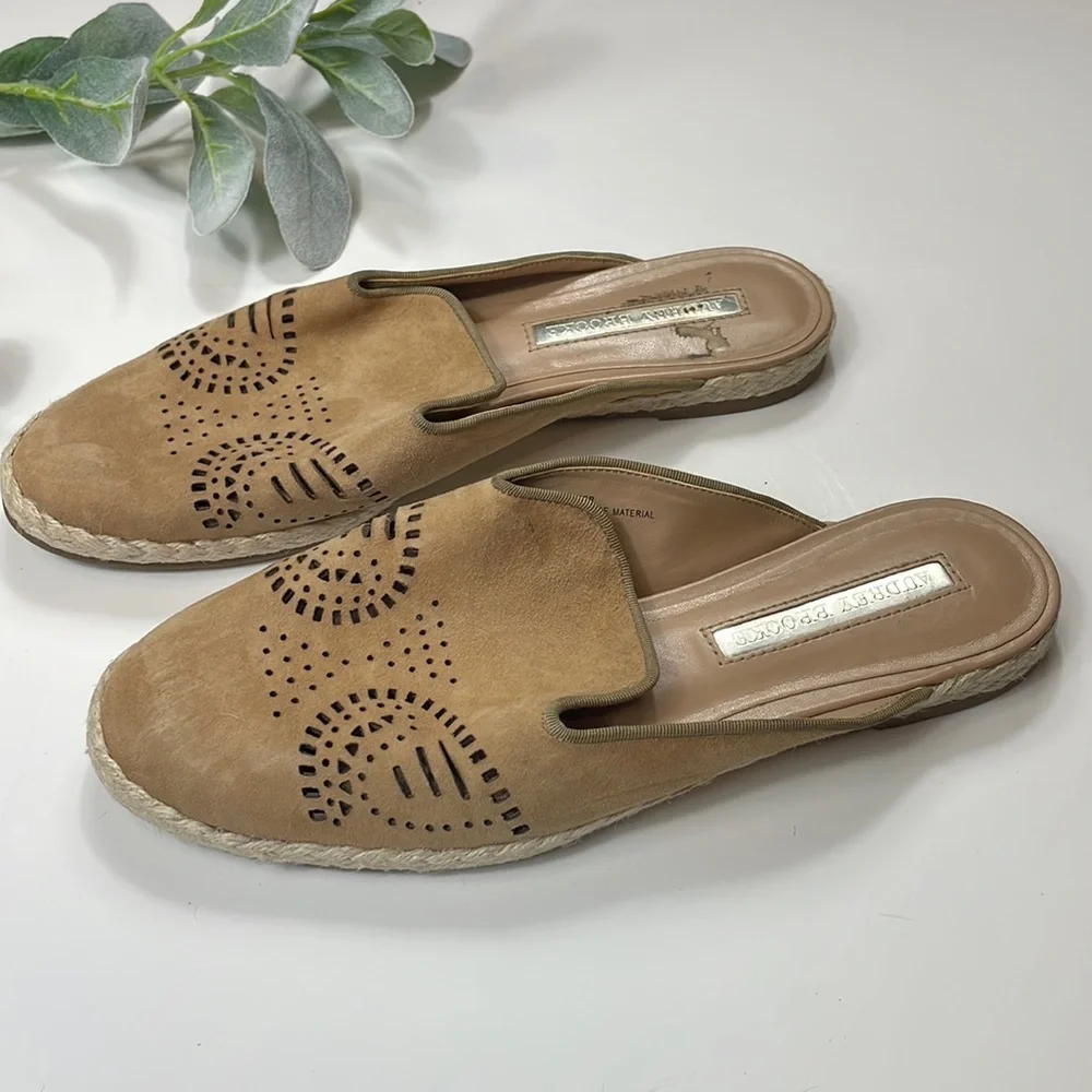 Audrey Brooke > Tan Espadrilles 9